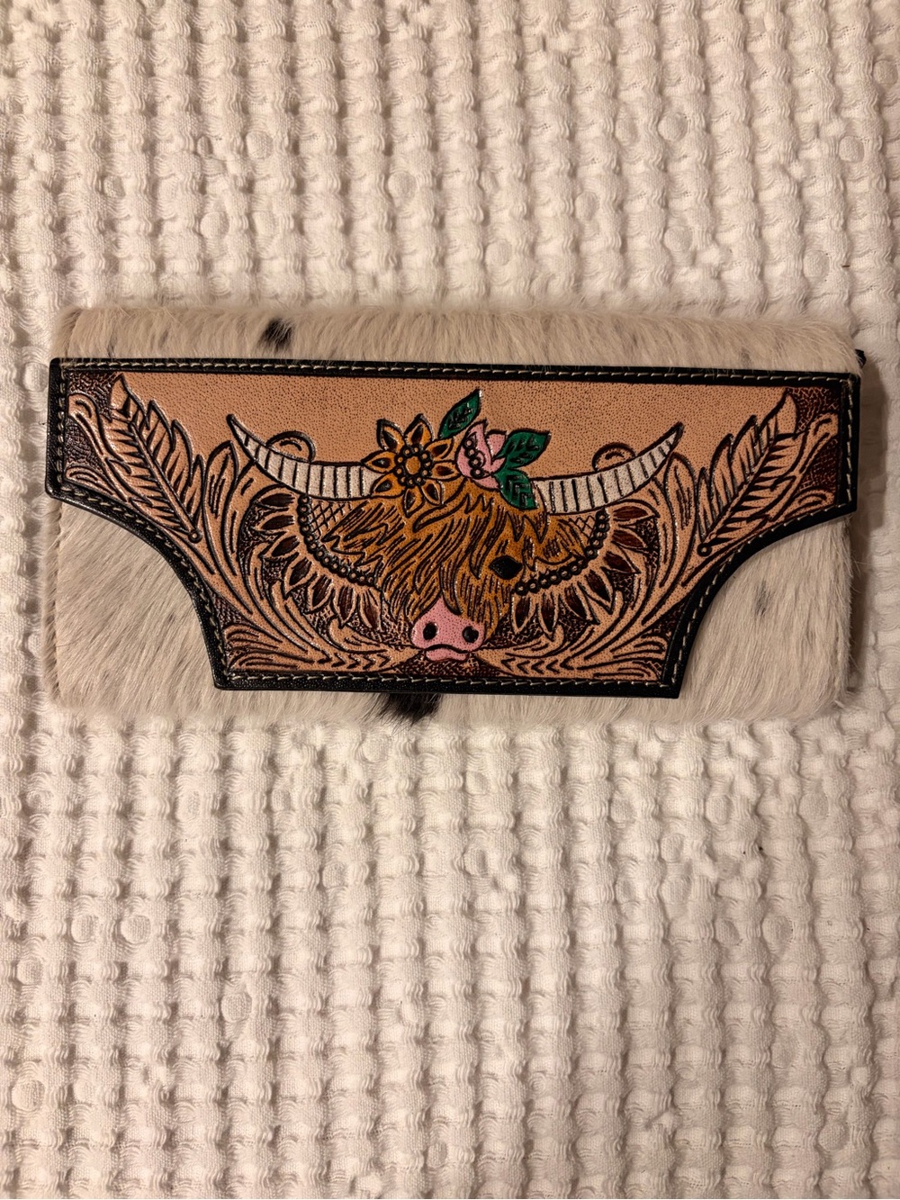 Myra Bag Highland Cow Wallet